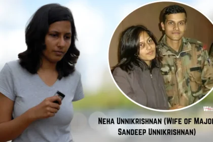 Neha Unnikrishnan (Wife of Major Sandeep Unnikrishnan)